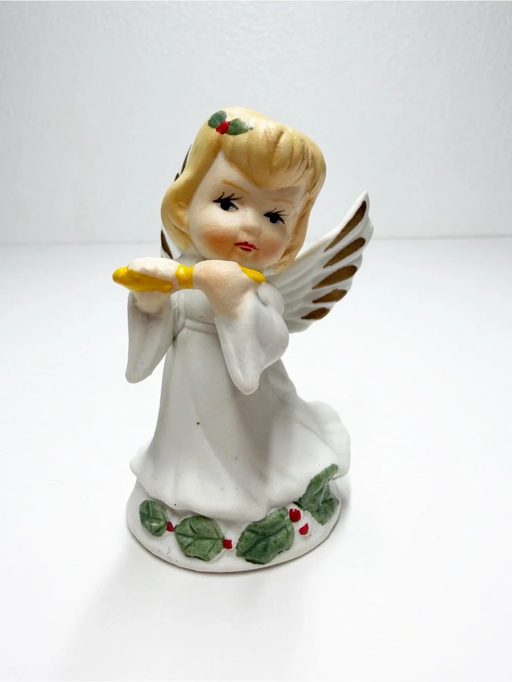 Vintage Handcrafted Porcelain Quartet Angels